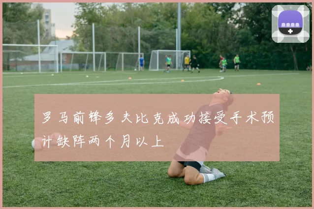 罗马前锋多夫比克成功接受手术预计缺阵两个月以上